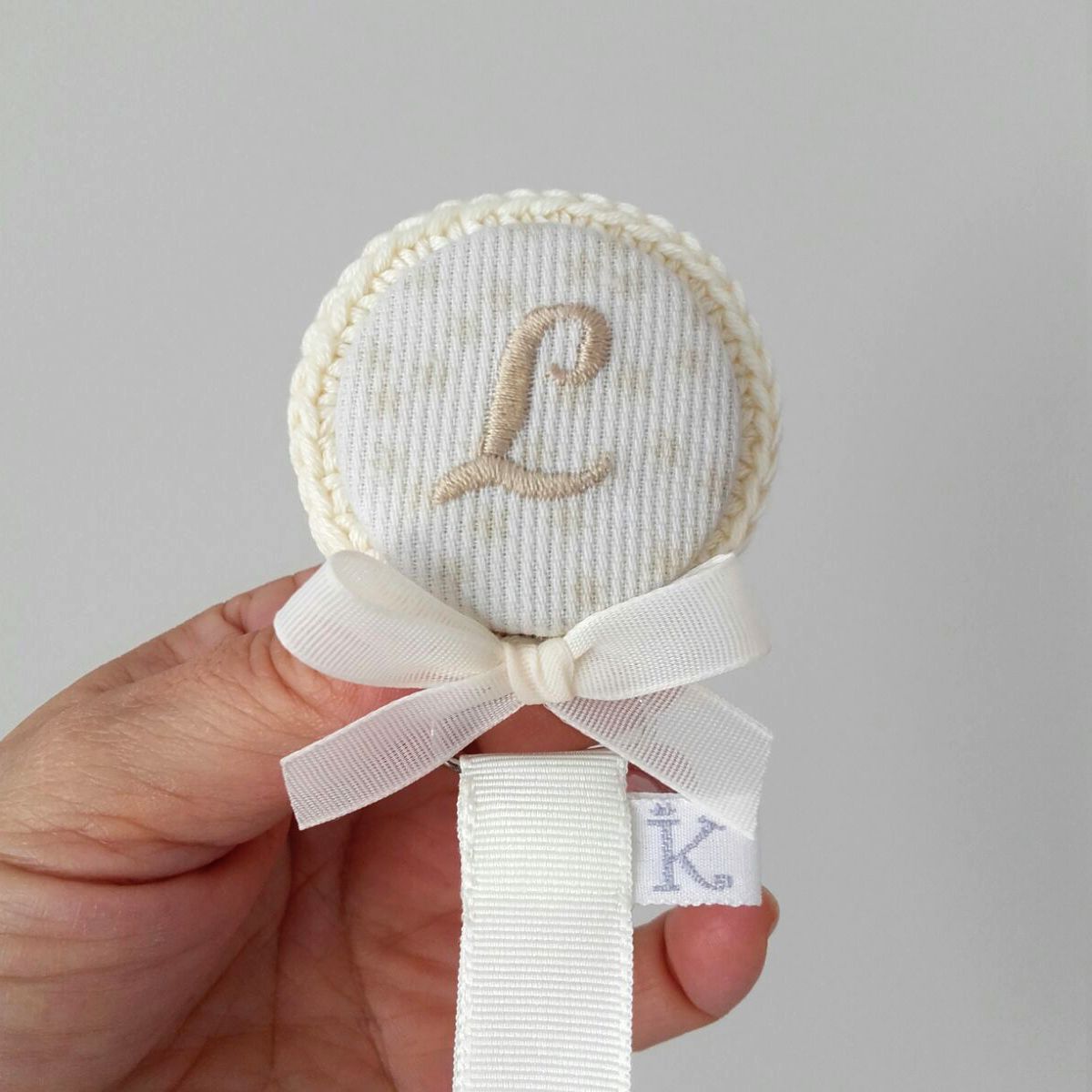 Chupetero Para Bautizo Personalizado Stars 1 Chupetero bautizo personalizado